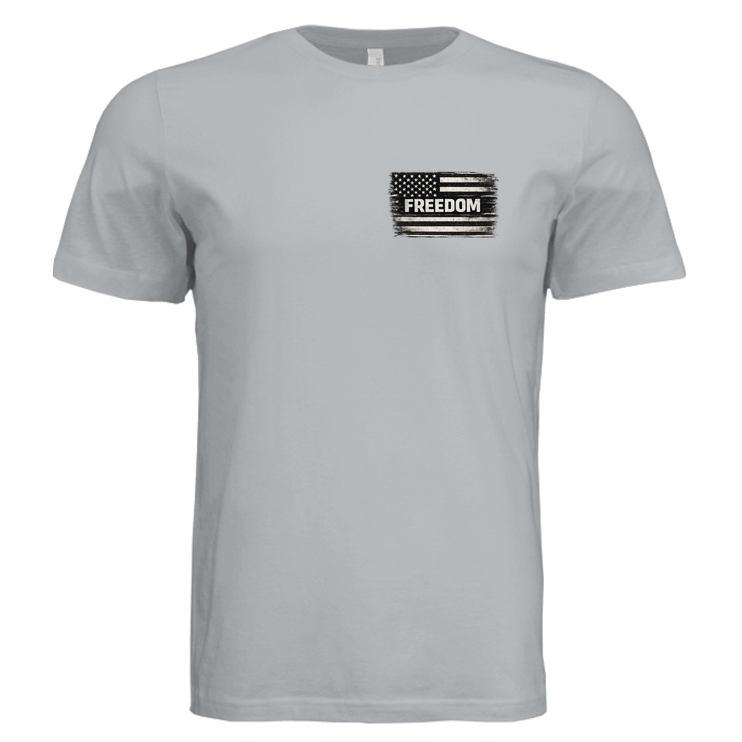 Solid Silver Triblend - FRONT